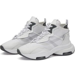 ASH Women's ODDISEY White/LT Grey Sneaker